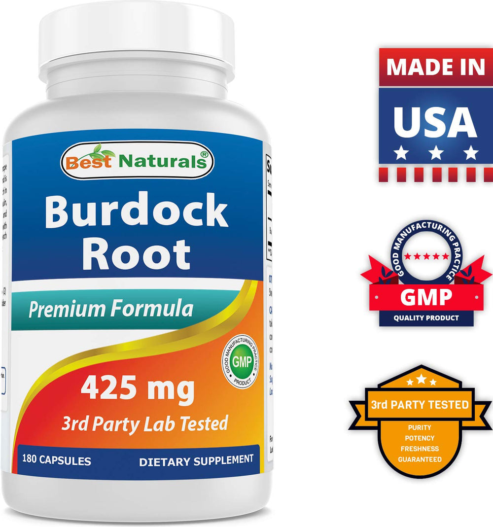 Best Naturals USA-made GMP facility badge highlights safety standards.