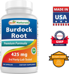 Best Naturals USA-made GMP facility badge highlights safety standards.