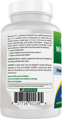 Best Naturals Wheat Germ Oil Made in USA badge with purity promise.