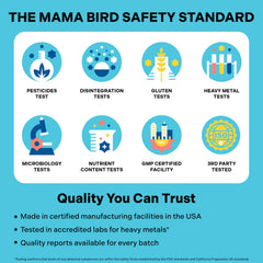 Best Nest Wellness Mama Bird product in juice or smoothie setup demonstrates versatile mixing.