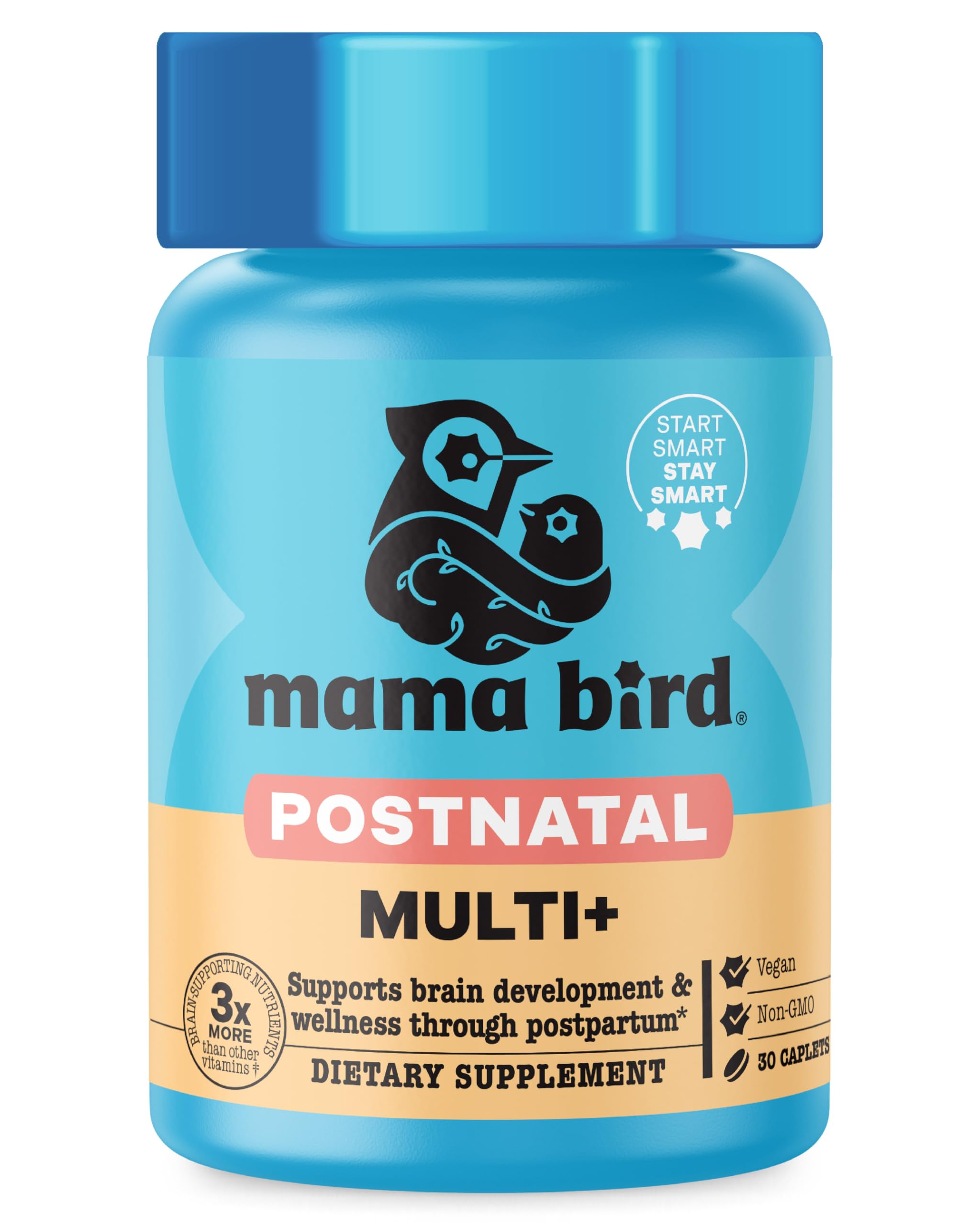 Best Nest Wellness Mama Bird postnatal multi bottle for daily postpartum support