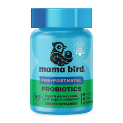Best Nest Wellness Mama Bird Probiotics bottle supports daily gut health.