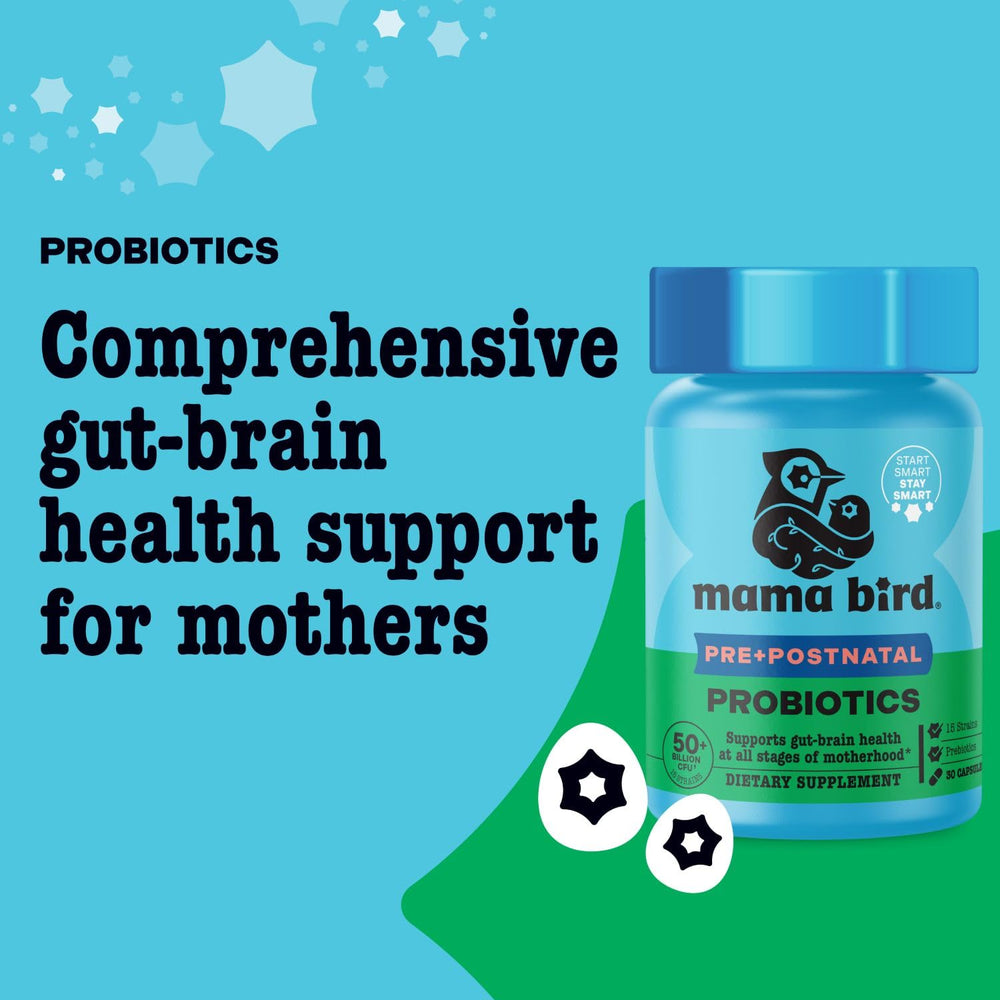 Best Nest Wellness Mama Bird Probiotics label highlights 50B CFU multi-strain.
