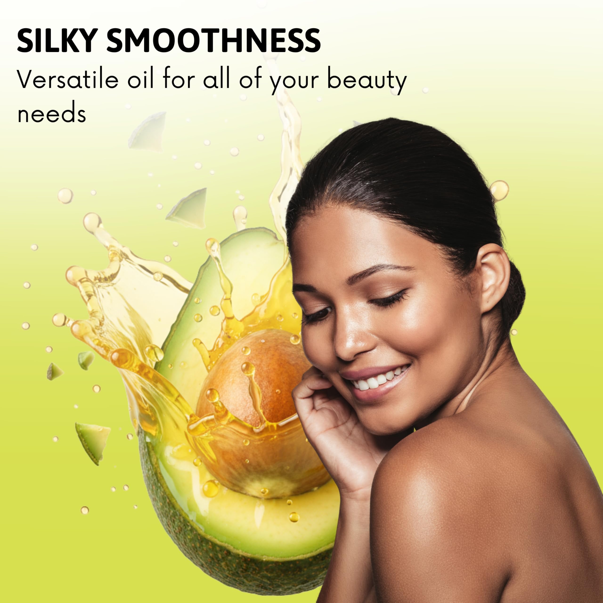Best of Nature Avocado Oil skin-care application on hand, gentle unscented care.