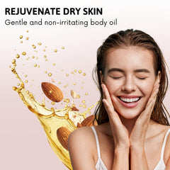 Best of Nature Almond Oil skin application suitable for massage