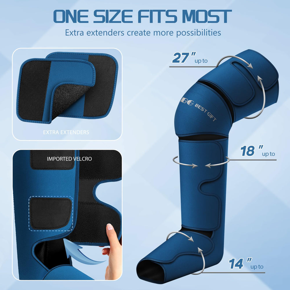 Bestgift advanced air bag technology delivers progressive pressure for a deeper massage.