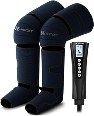 Bestgift air compression leg massager foot wrap delivers targeted relaxation.