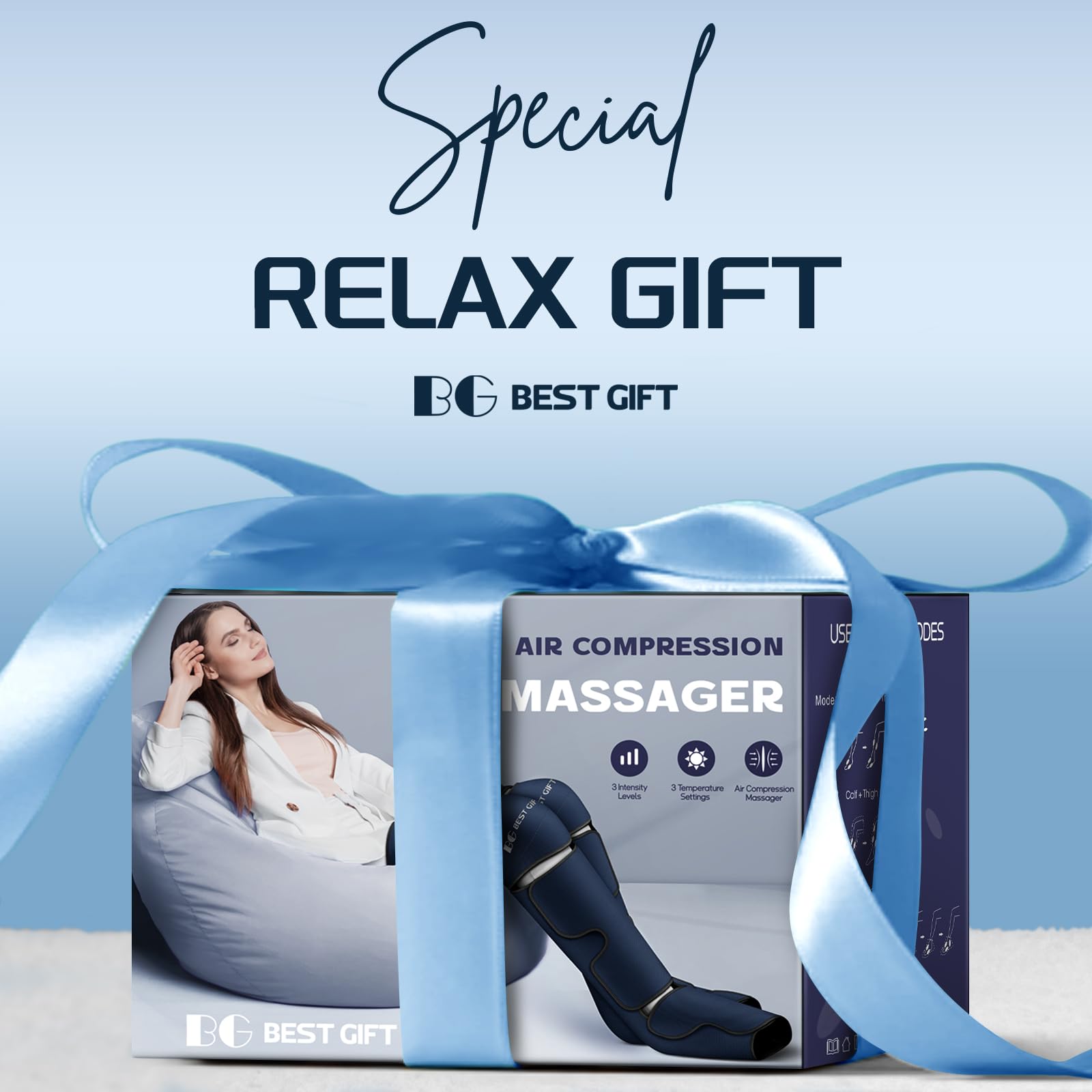 Bestgift heat function adds soothing warmth during sessions.