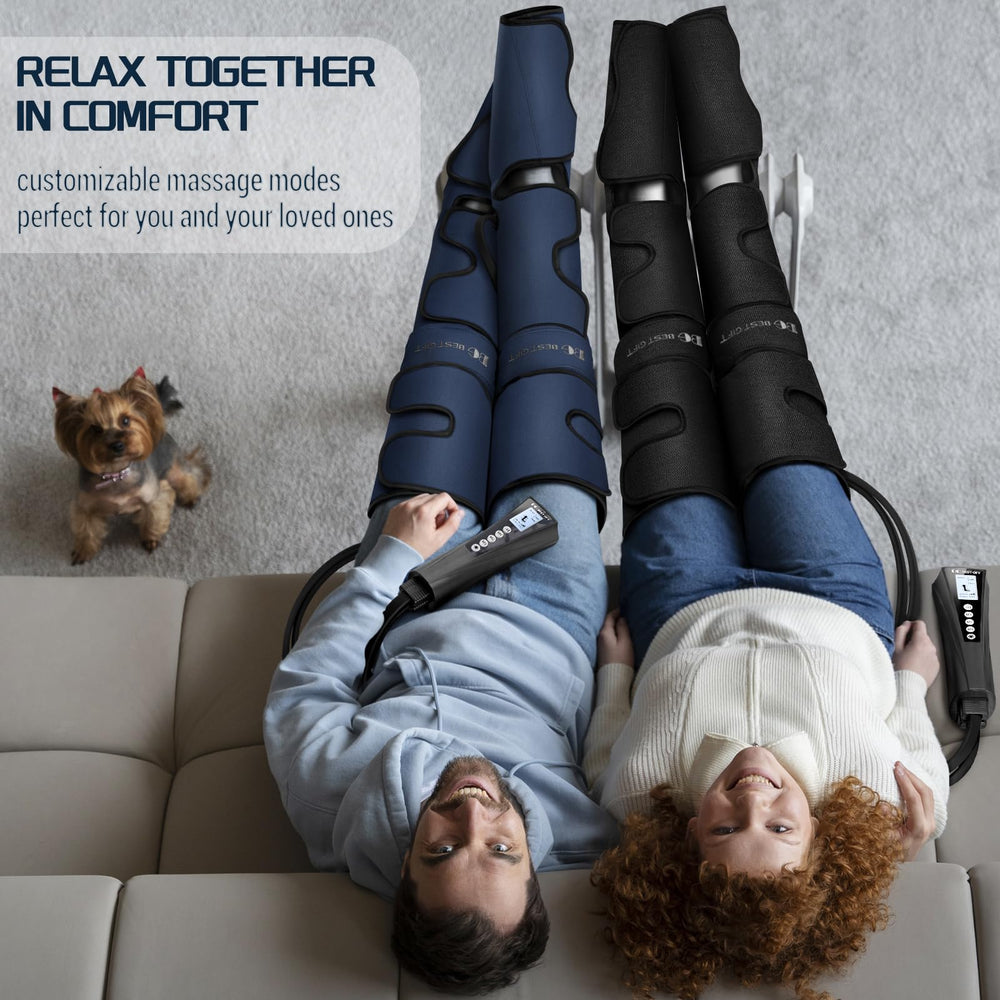 Bestgift remote control LED panel enables quick massage mode changes.
