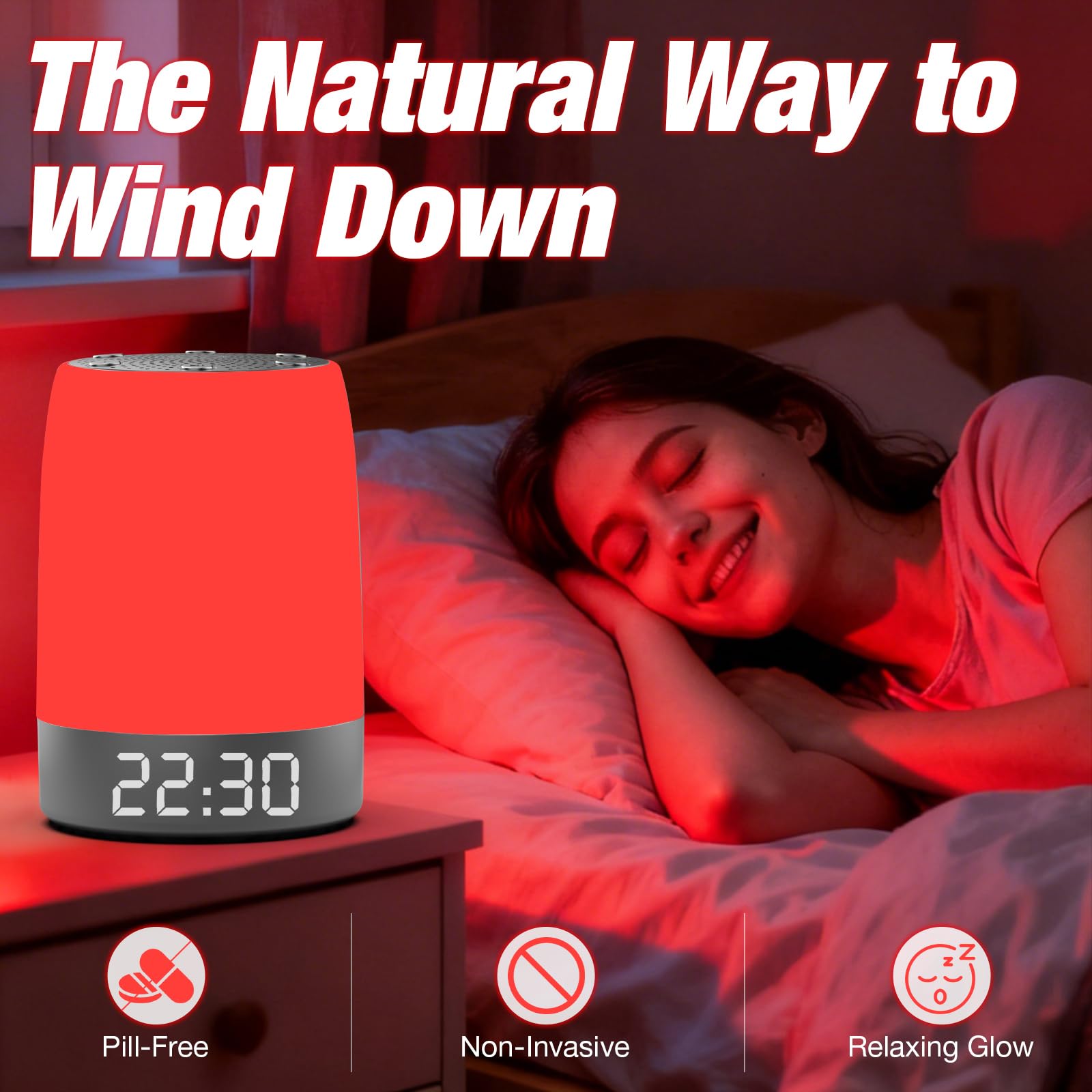 Bestkid red light lamp soft glow for immersive relaxation and focus