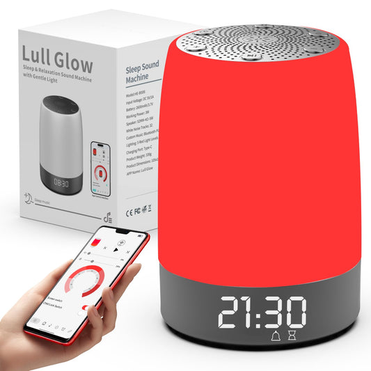 Bestkid red light lamp with sunset waves glow for a calming bedtime routine