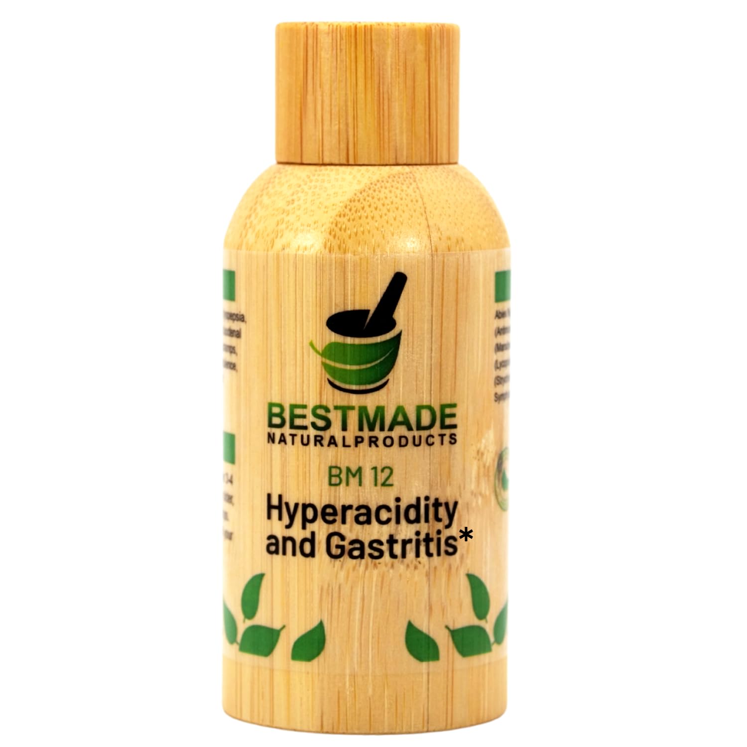 Bestmade BM12 bottle pour shows easy dosing for gentle digestion support.