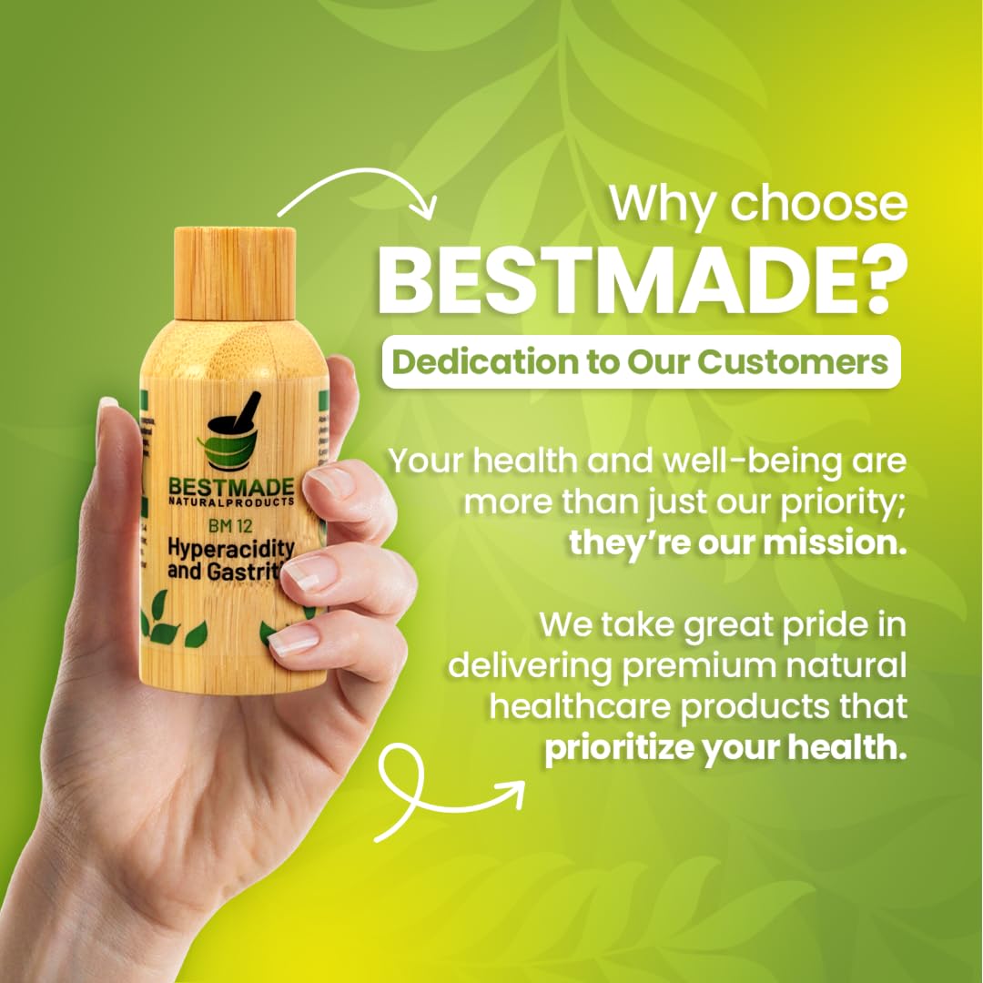 Bestmade BM12 drops on table suggest simple daily routine integration.