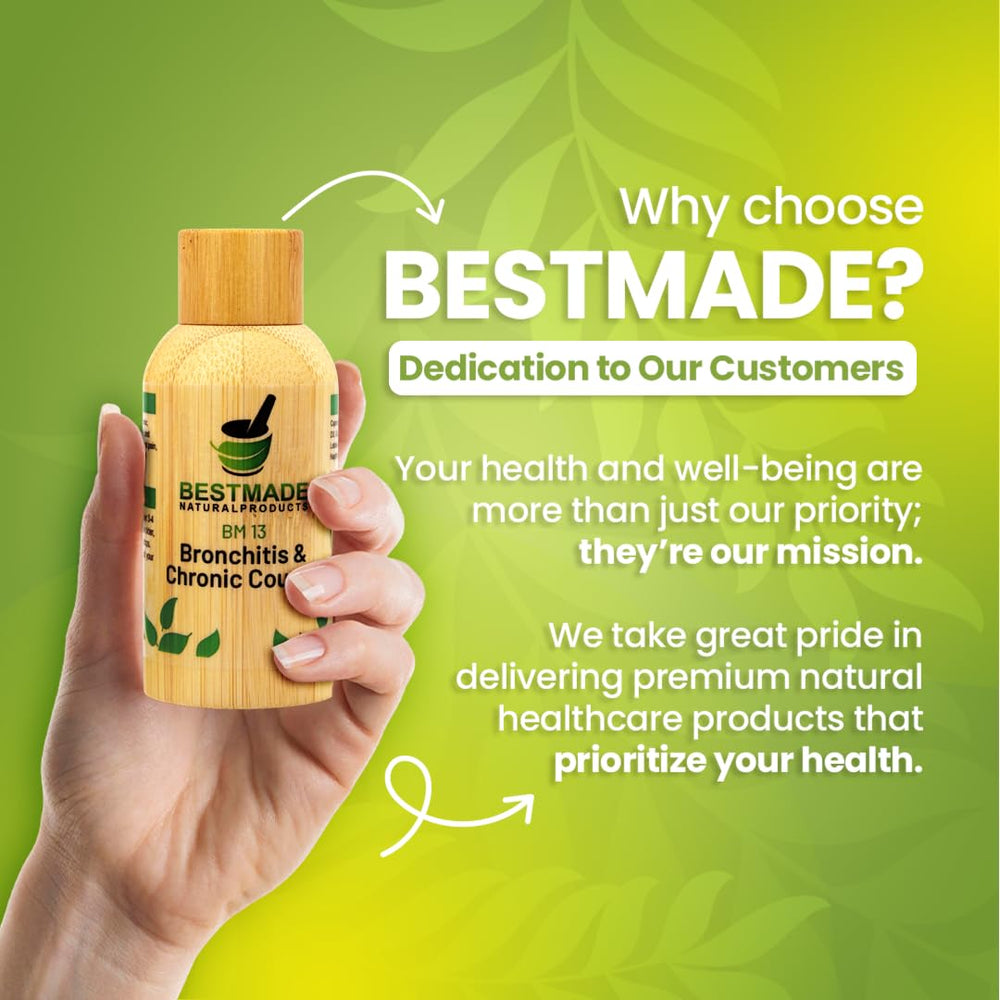 Bestmade BM13 drops in glass bottle for easy daily use.