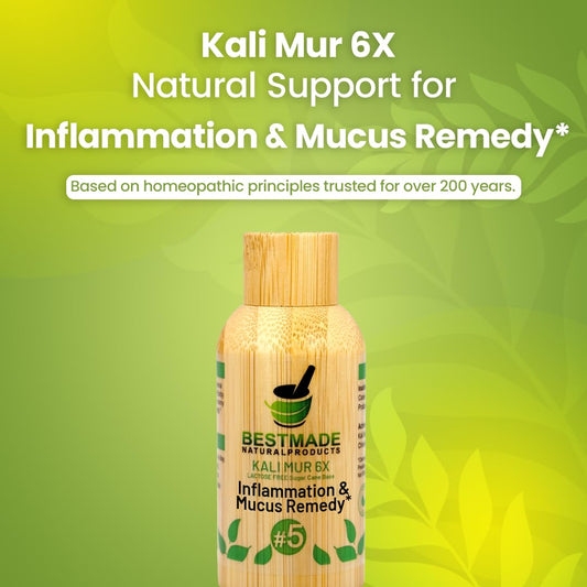 Bestmade Kali Mur 6X helps ease occasional ear discomfort naturally.