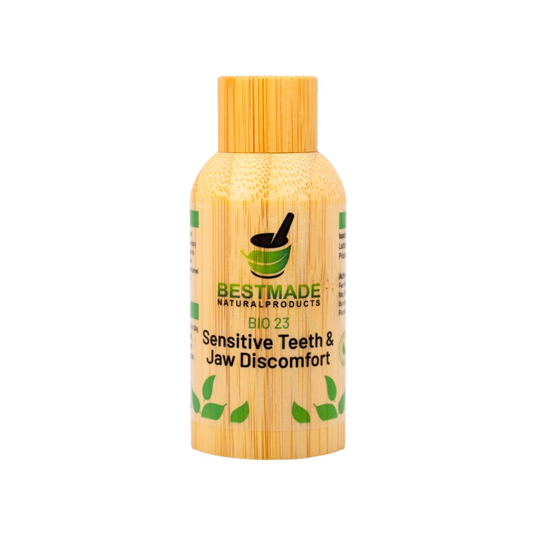 Bestmade Toothache and Nerve BIO23 bottle for natural tooth sensitivity support.