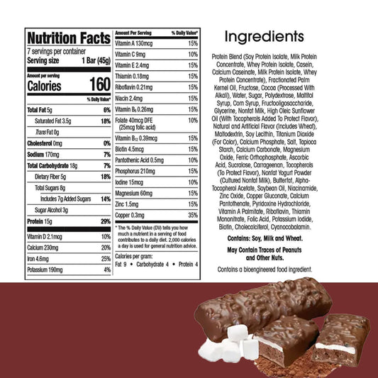 BestMed high-protein bar 15g protein, quick energy boost.