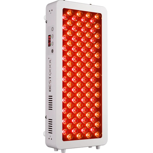 Bestqool face red-light panel delivers targeted facial therapy.