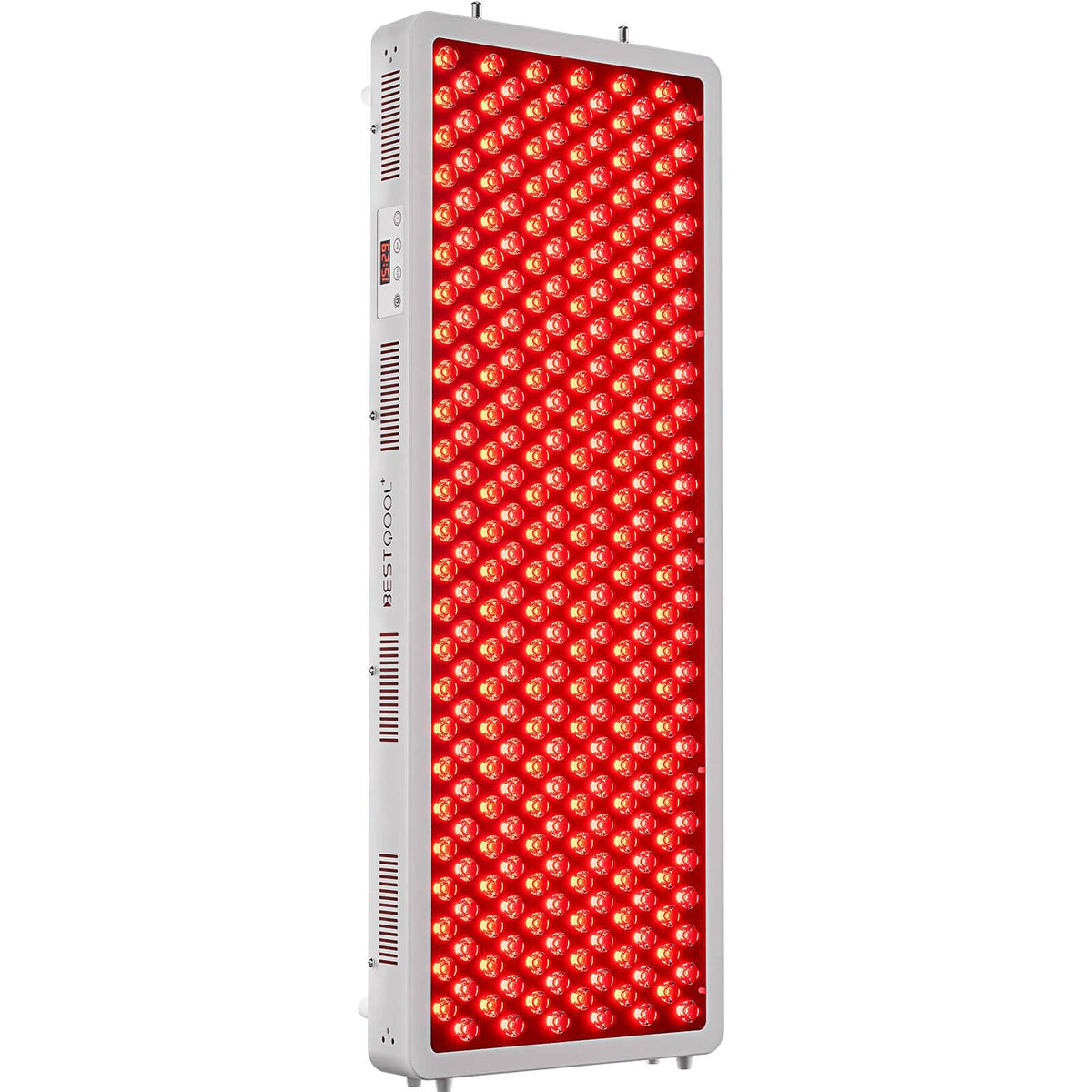 BestQool Pro300 four-wavelength panel for at-home red light therapy sessions.
