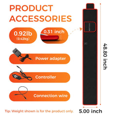 BestQool Red Light Therapy Belt soft TPU material prioritizes comfort during use.