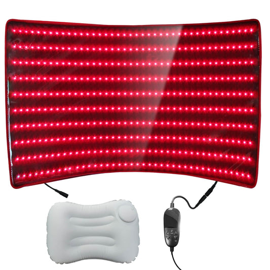 BestQool Red Light Therapy Mat provides full-body coverage for at-home sessions