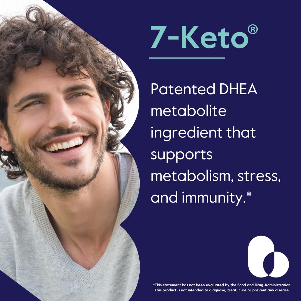BESTVITE 7-Keto capsules close-up, vegan and non-GMO formulation.