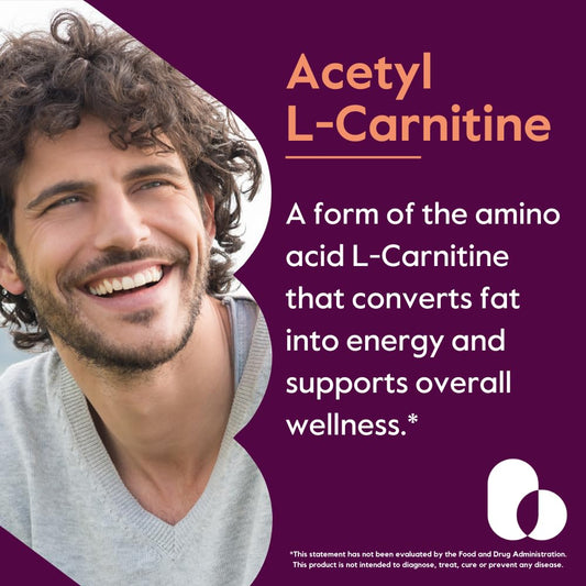 Bestvite Acetyl L-Carnitine 500mg capsules ready for daily use