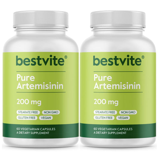 BESTVITE Artemisinin 200mg bottle front showing immune-support capsules.