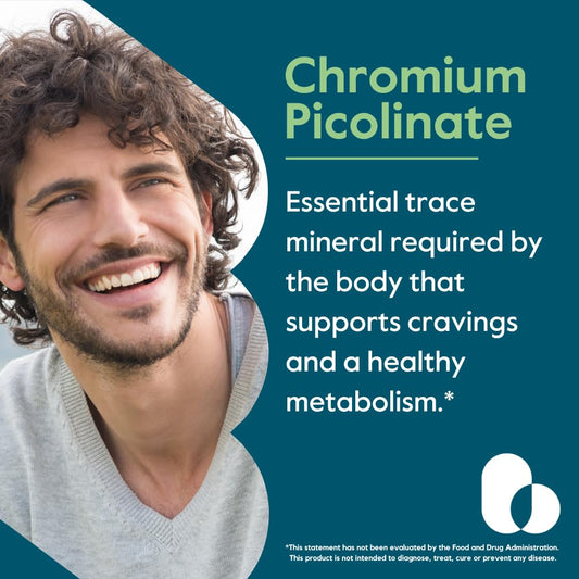 BESTVITE Chromium Picolinate capsules showing easy-to-swallow form for daily use.