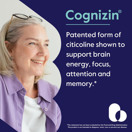 Bestvite Cognizin 500mg capsules pour showing convenient daily cognitive support