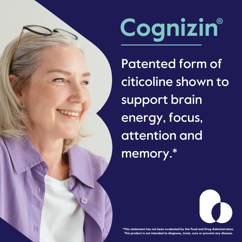 Bestvite Cognizin capsules close-up highlighting memory support.