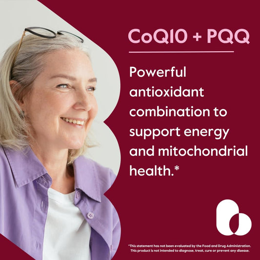 Bestvite CoQ10 + PQQ capsules close-up for daily energy support.