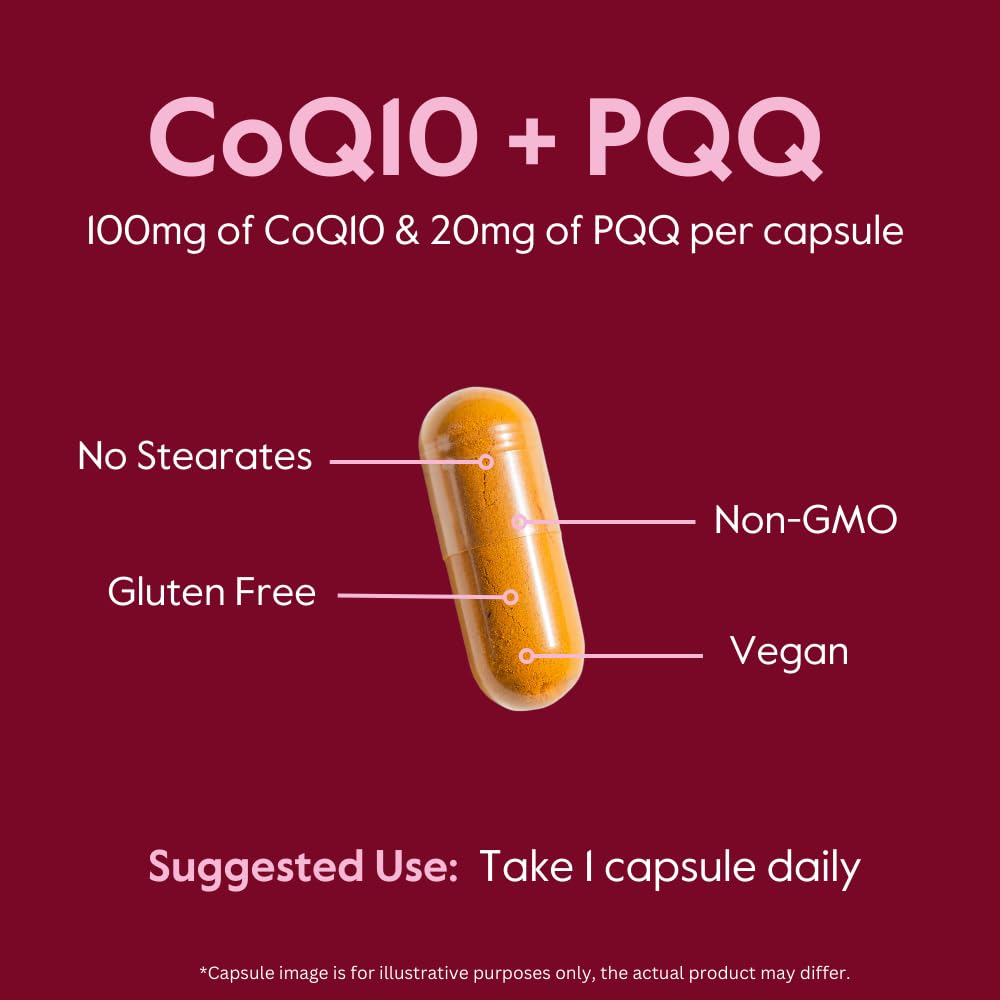 Bestvite CoQ10 + PQQ ingredients list shows natural fermentation.