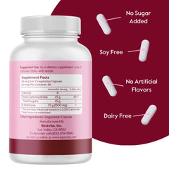 BESTVITE D-Mannose packaging shot; corn-free label.