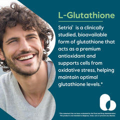 Bestvite L-Glutathione 500mg Setria capsules arranged for daily wellness.