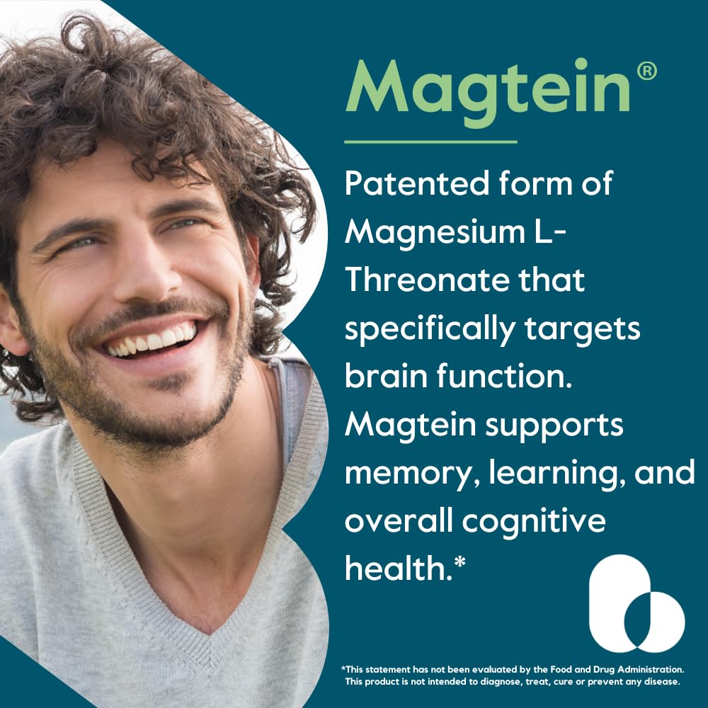 BESTVITE Magtein capsules close-up emphasizing vegan, non-GMO capsules