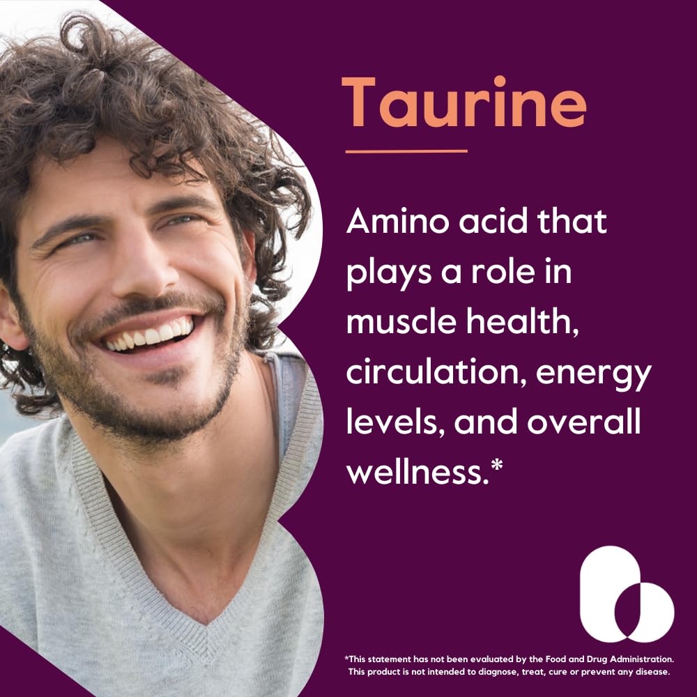 BestVITE Taurine capsules close up showing pure capsule content and quality.