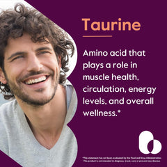 BestVITE Taurine capsules close up showing pure capsule content and quality.