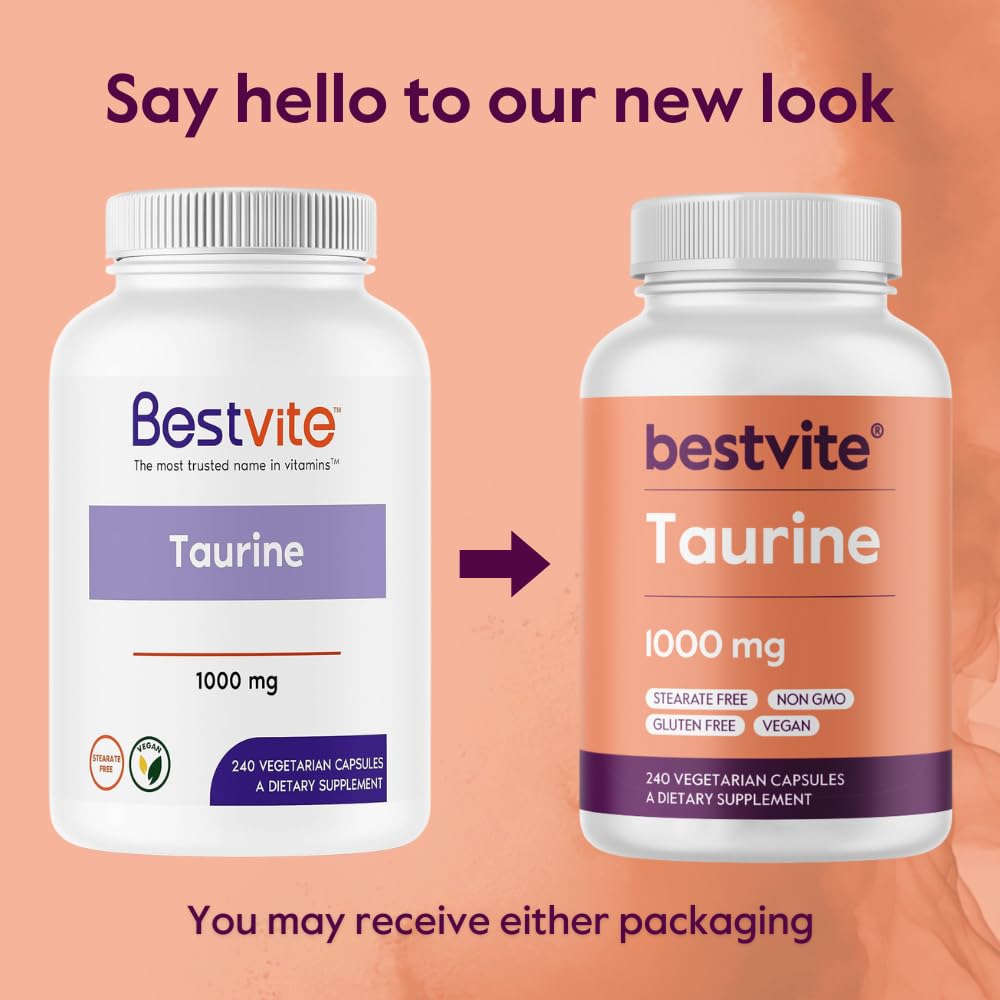 BestVITE Taurine testing seal indicates third-party verification of potency.