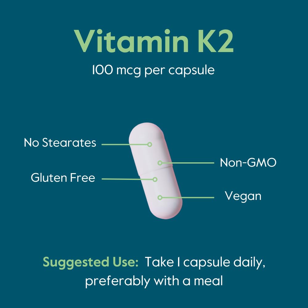 BESTVITE Vitamin K2 US manufacturing facility badge on box.