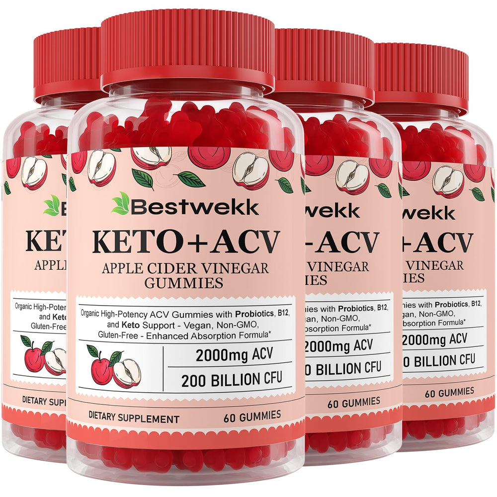 Bestwekk Apple Cider Vinegar Gummies bottle for daily wellness use