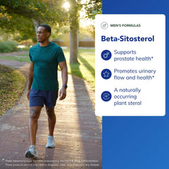 Beta-Sitosterol capsules close-up showing vegan formula