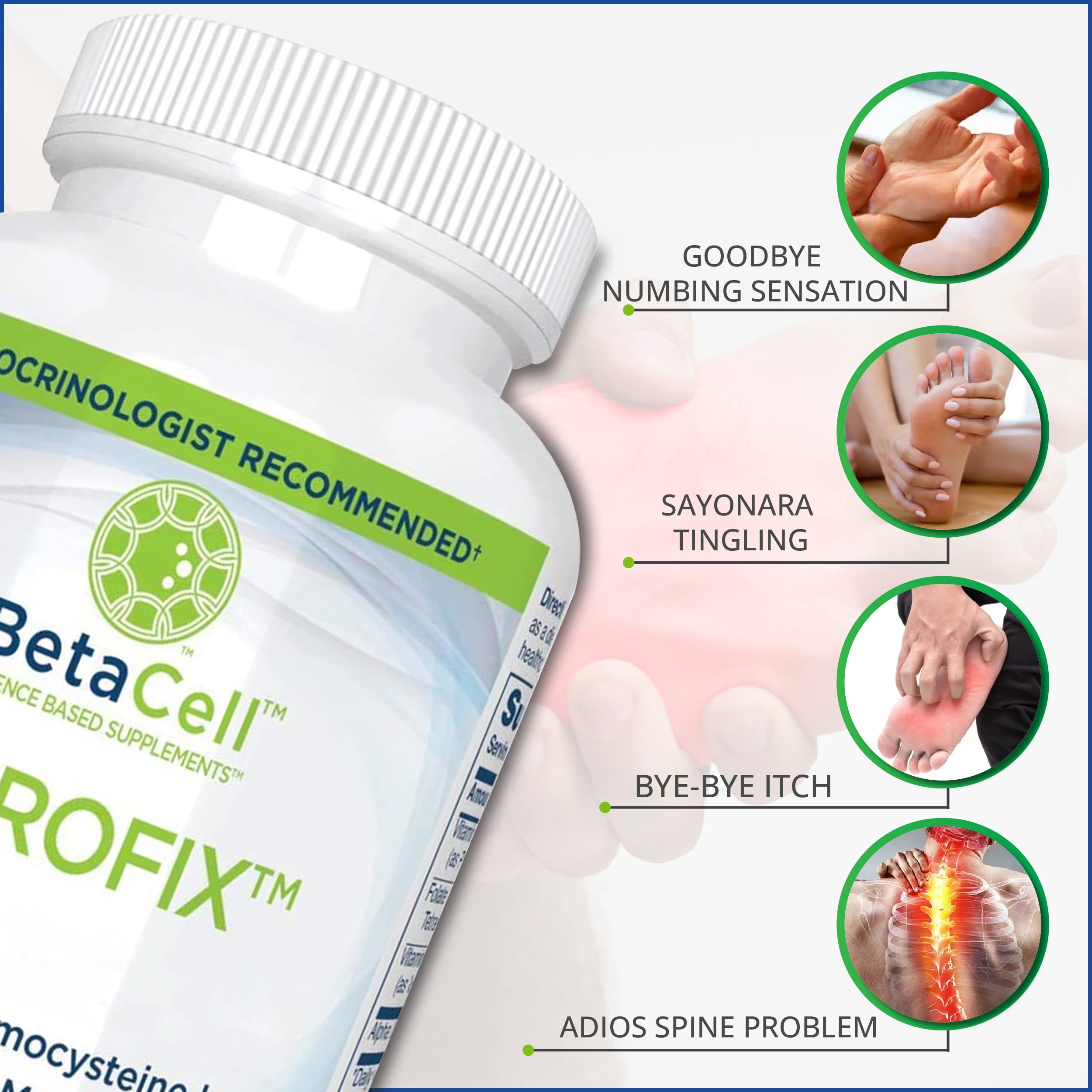 BETACELL Neurofix endocrinologist formulated blend designed for regular use