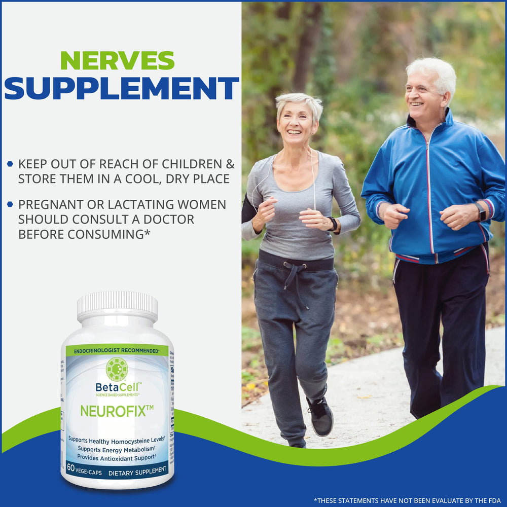 BETACELL Neurofix being taken with water to fit into a daily routine