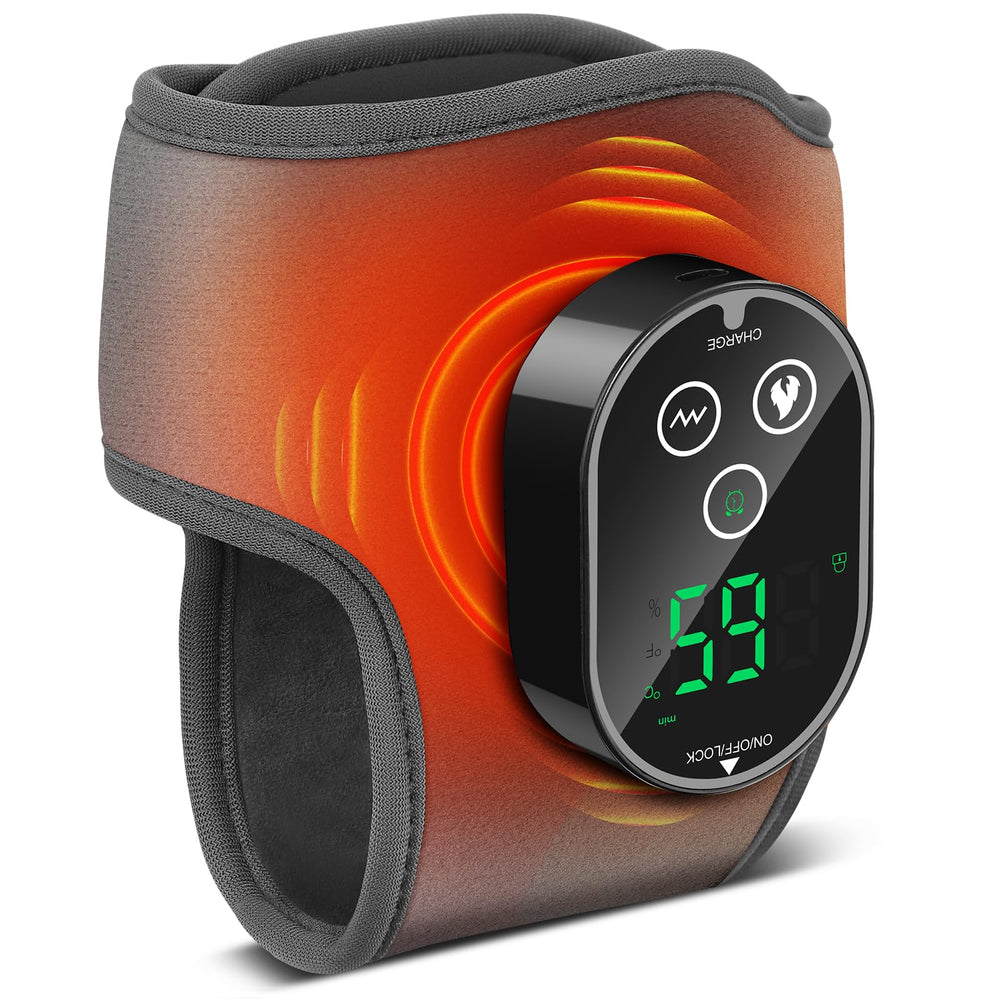 BETOLEAN ankle wrap heat levels display for personalized warmth.
