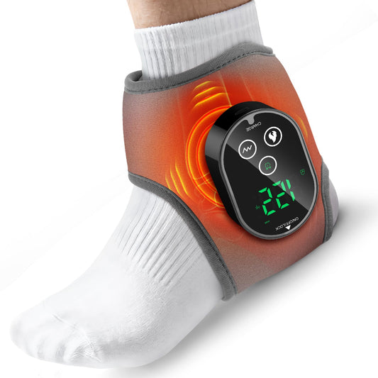 BETOLEAN foot massager ankle wrap in action providing targeted comfort.