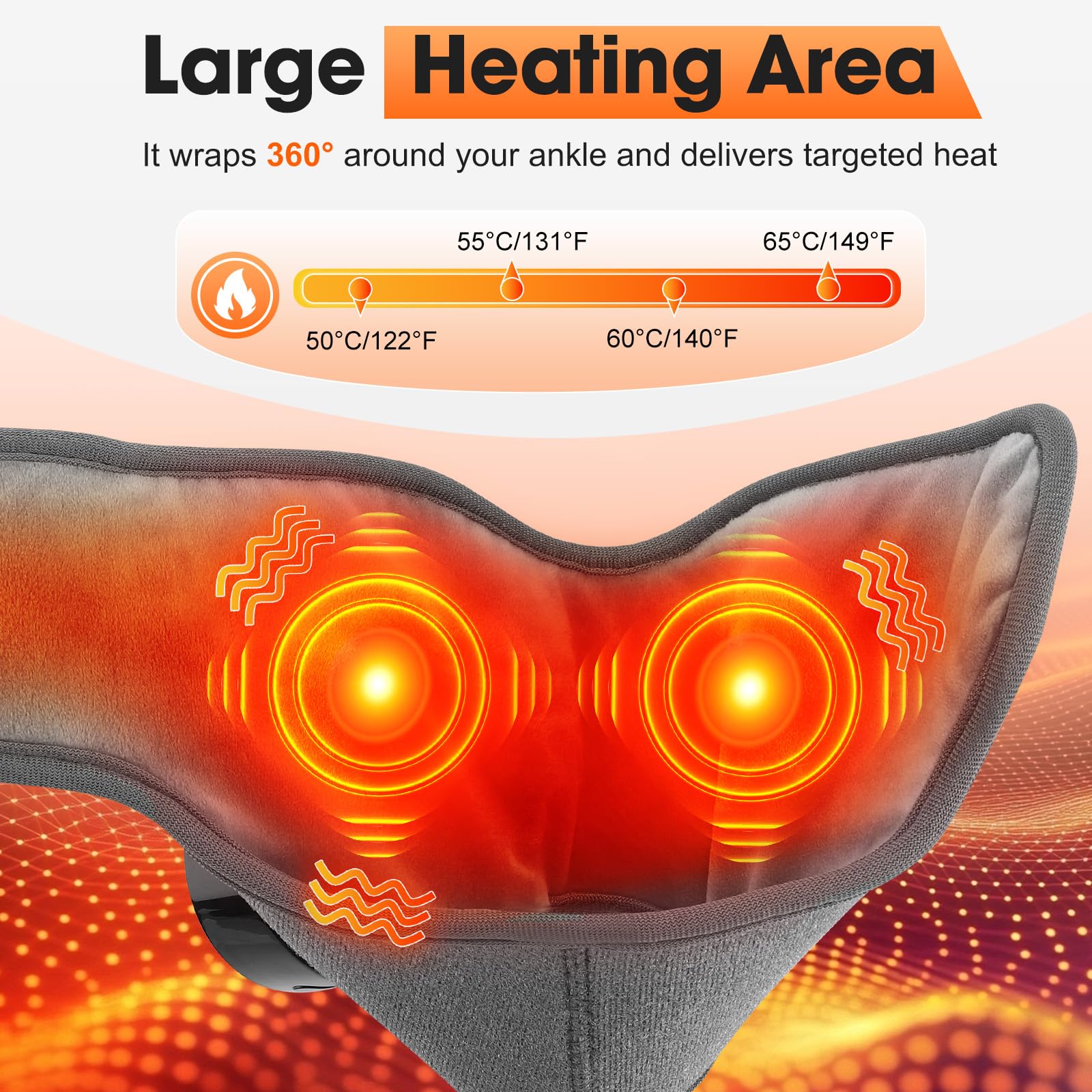 BETOLEAN wrap design offering uniform coverage around the ankle.