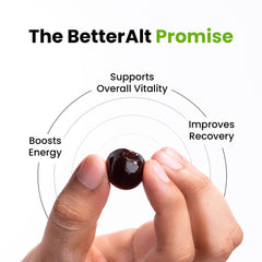 Better Alt Shilajit Gummies front-pack showing tamarind flavor and design for travel