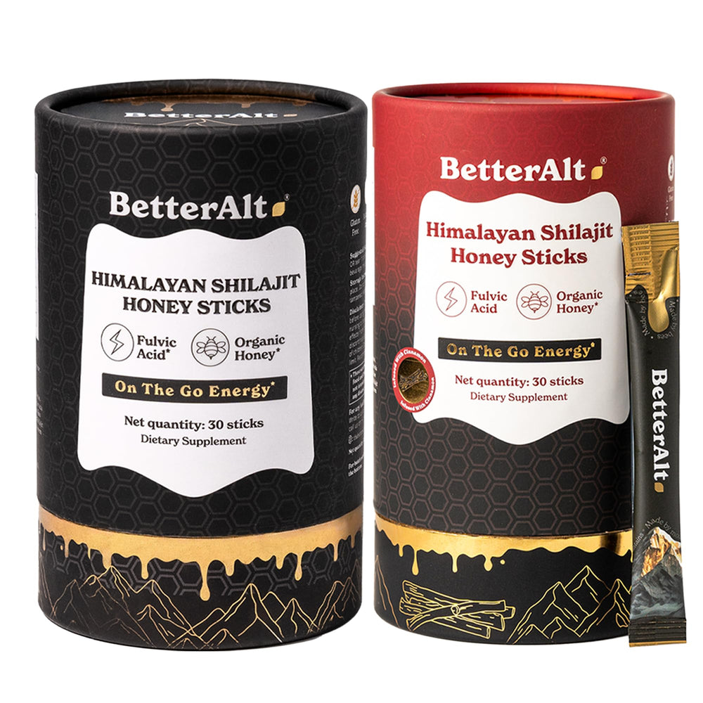 Better Alt Pure Himalayan Shilajit Sticks Classic Cinnamon on-the-go energy support.