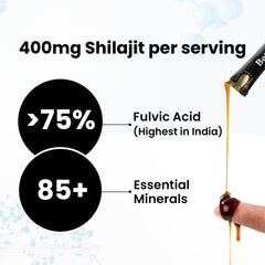 Better Alt Shilajit Stick closeup of honey amber, rich antioxidants from raw honey.